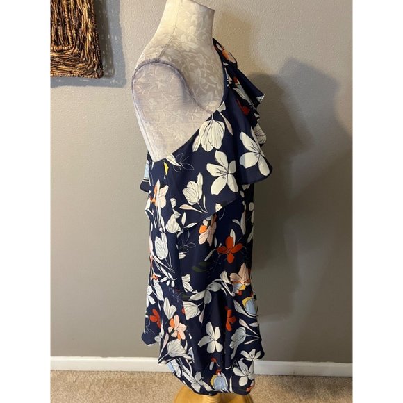 Anthropologie Parker Dress Moon Dance One Shoulder L Large NWT $348 - Picture 6 of 12